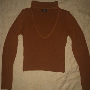 Long Sleeve V-Neck Top